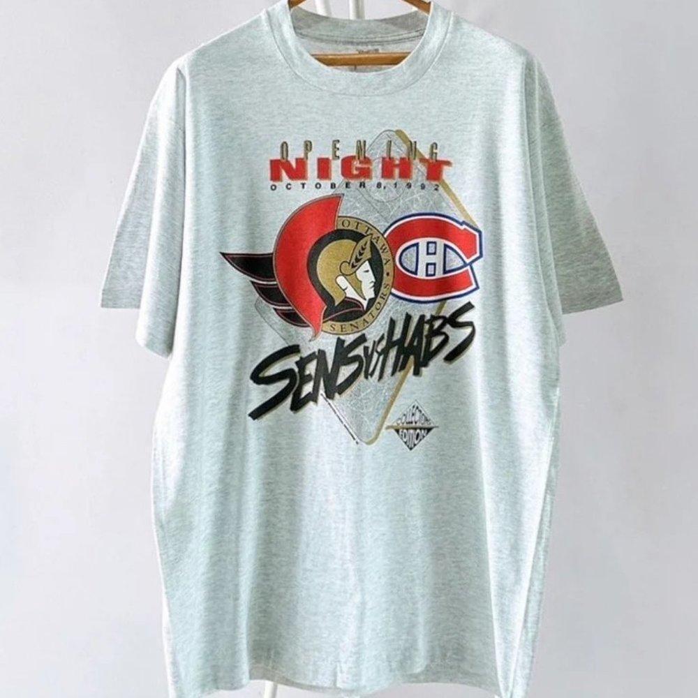 90S Ottawa Senators Vs Montreal Canadiens Shirt Unisex Tee Collection
